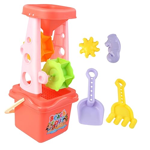PERSELOSO 5 Stück Teiliges Interaktives Strandspielzeug Set für Eltern Junge Mädchen mit Sandspielzeug Schaufel Sandrechen und Sandtrolley Gemischte Farben PERSELOSO 5 Stück Teiliges Interaktives Strandspielzeug Set für Eltern Junge Mädchen mit Sandspielzeug Schaufel Sandrechen und Sandtrolley Gemischte Farben von PERSELOSO