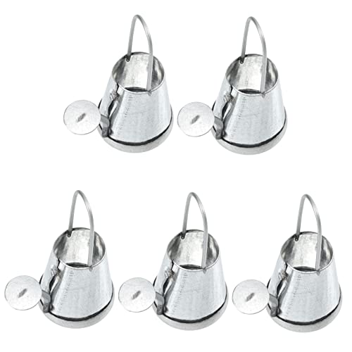 PERSELOSO 5 Stück Wasserkocher Micro Landschaft Winzig Gießkanne Für Krug Miniatur-gießkanne Botanisches Dekorativ Pflanzen Anlage Wasserkanne Für Klein Silver Eisen PERSELOSO 5 Stück Wasserkocher Micro Landschaft Winzig Gießkanne Für Krug Miniatur-gießkanne Botanisches Dekorativ Pflanzen Anlage Wasserkanne Für Klein Silver Eisen von PERSELOSO