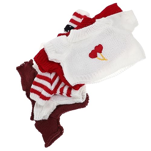 PERSELOSO 5 Teiliges Puppenkostüm Für Kinderspielzeug Plüschpuppenkleidung Bärenkleidung Puppenkleidung Für Kompakte Puppe Bärenkostüm Bärenpuppenkleidung Puppendekor Für Garn PERSELOSO 5 Teiliges Puppenkostüm Für Kinderspielzeug Plüschpuppenkleidung Bärenkleidung Puppenkleidung Für Kompakte Puppe Bärenkostüm Bärenpuppenkleidung Puppendekor Für Garn von PERSELOSO