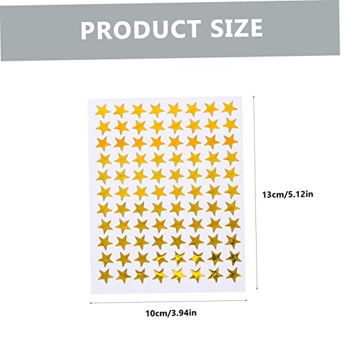 PERSELOSO 50 Blatt Kindergarten Belohnungssticker Goldene Fünf Punkte Sterne Selbstklebend für Schulbedarf Scrapbooking Bastelprojekte Dekoration Sicher und Vielseitig PERSELOSO 50 Blatt Kindergarten Belohnungssticker Goldene Fünf Punkte Sterne Selbstklebend für Schulbedarf Scrapbooking Bastelprojekte Dekoration Sicher und Vielseitig von PERSELOSO