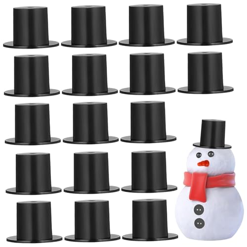 PERSELOSO 50 Stück Mini Weihnachtsmützen Kreative Diy Hüte für Schneemann und Puppen Tragbare Langlebige Mini Hüte für Partys und Bastelprojekte für Feiertage von PERSELOSO