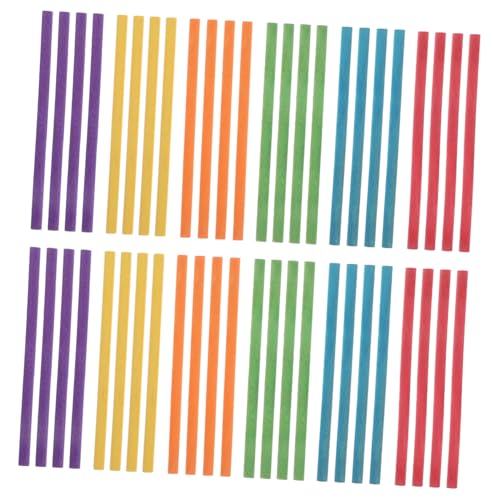 PERSELOSO 50 Stück Rhythmus-Musik-Sticks, Farbige Lummi-Sticks Aus Holz, Bunte Musikinstrumente Für Kinder, Klassenzimmer, Vorschul- Und Kleinkindaktivitäten PERSELOSO 50 Stück Rhythmus-Musik-Sticks, Farbige Lummi-Sticks Aus Holz, Bunte Musikinstrumente Für Kinder, Klassenzimmer, Vorschul- Und Kleinkindaktivitäten von PERSELOSO