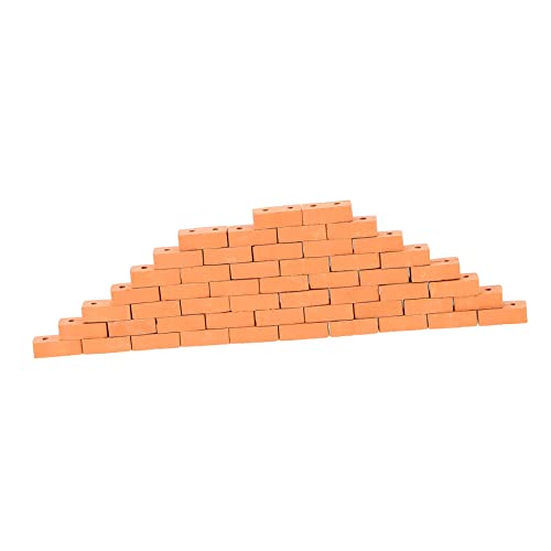PERSELOSO 50 Stück simulierter Ziegel bastelset basteln für gartenscheere beemysafe antike Miniaturgebäude Erbse gefälschte Ziegel selber Machen Miniatur-Ziegelmodelle Ton rot PERSELOSO 50 Stück simulierter Ziegel bastelset basteln für gartenscheere beemysafe antike Miniaturgebäude Erbse gefälschte Ziegel selber Machen Miniatur-Ziegelmodelle Ton rot von PERSELOSO