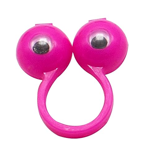 PERSELOSO 50Stücke Fingerpuppen mit Großen Augen Lustige Finger Spielzeuge für Puppenspiele und Kreative Lernspiele Zufällige Farben Fördert die Fantasie von PERSELOSO