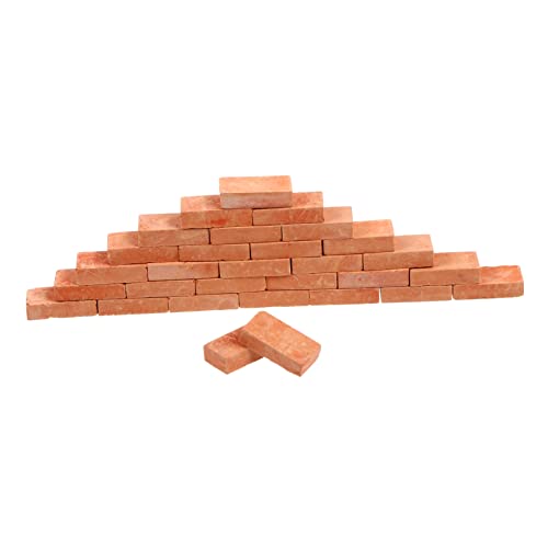 PERSELOSO 50Stücke Maßstab Ziegelsteine für DIY Puppenhaus Dekoration und Kreative PERSELOSO 50Stücke Maßstab Ziegelsteine für DIY Puppenhaus Dekoration und Kreative von PERSELOSO