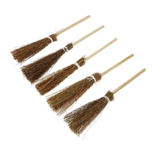 PERSELOSO 5St Besen aus Hanfseil Zylinderbesen Fahrzeug Auto Stütze Doppelwagen für kinderspielzeug Toys künstliche Requisiten Besen puppenhaus Besen Holzmaterial PERSELOSO 5St Besen aus Hanfseil Zylinderbesen Fahrzeug Auto Stütze Doppelwagen für kinderspielzeug Toys künstliche Requisiten Besen puppenhaus Besen Holzmaterial von PERSELOSO