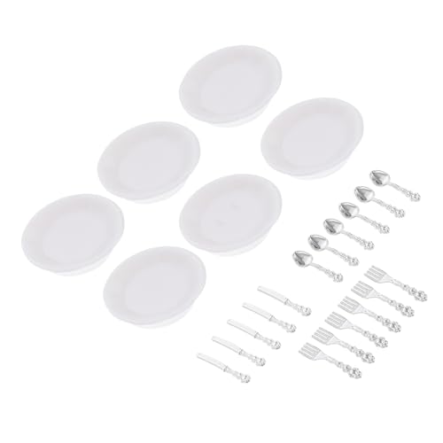 PERSELOSO 6er-Pack Mini-besteckset Für Puppenhaus-Modell Besteck Dekorative Ornamente Heimdekoration Mittelpunkt von PERSELOSO