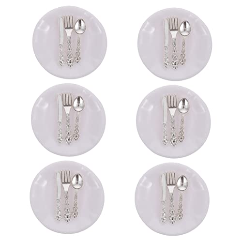 PERSELOSO 6 Sätze Simulationsbesteck Miniaturbesteck Heimdekoration Mini-hausgeschirr-kit Mini -hausdekorationen Mini-hauszubehör Für Mini-Geschirr-kit Mini-szenen-Layout Abs Weiß PERSELOSO 6 Sätze Simulationsbesteck Miniaturbesteck Heimdekoration Mini-hausgeschirr-kit Mini -hausdekorationen Mini-hauszubehör Für Mini-Geschirr-kit Mini-szenen-Layout Abs Weiß von PERSELOSO