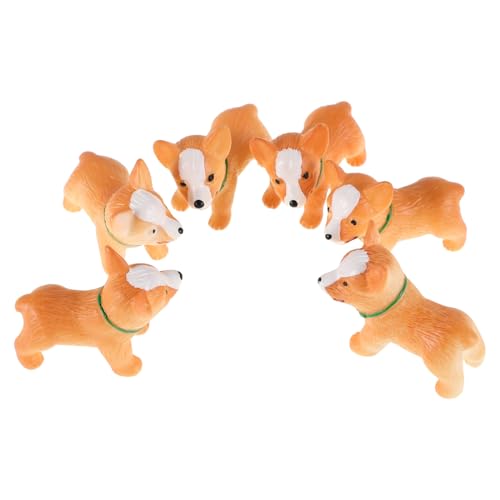 PERSELOSO 6 Stück Hundefiguren Aus Kunstharz, Miniatur-Tiere Aus Kunstharz, Mikro-landschaftsornamente, Winzige Tierfiguren Für Puppenhaus-Dekoration Und Bastelprojekte PERSELOSO 6 Stück Hundefiguren Aus Kunstharz, Miniatur-Tiere Aus Kunstharz, Mikro-landschaftsornamente, Winzige Tierfiguren Für Puppenhaus-Dekoration Und Bastelprojekte von PERSELOSO