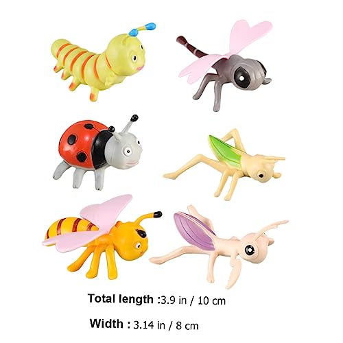 PERSELOSO 6 Stück Insektenmodell Kleinkindspielzeug Spielinsekten Cartoon Insekten Insektenspielzeug Für Kleinkinder Insekten Für Insektenfiguren Insektenspielzeug PVC PERSELOSO 6 Stück Insektenmodell Kleinkindspielzeug Spielinsekten Cartoon Insekten Insektenspielzeug Für Kleinkinder Insekten Für Insektenfiguren Insektenspielzeug PVC von PERSELOSO