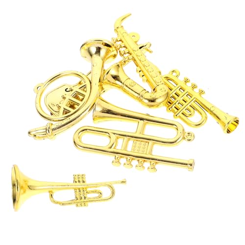 PERSELOSO 6 Stück Instrumentensatz bastelmaterial für bastelsets für Toys Baum Miniaturinstrumente Instrumente für Mini- Mini-Kunststoff-Musikinstrument Plastik Golden PERSELOSO 6 Stück Instrumentensatz bastelmaterial für bastelsets für Toys Baum Miniaturinstrumente Instrumente für Mini- Mini-Kunststoff-Musikinstrument Plastik Golden von PERSELOSO