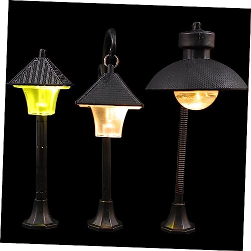 PERSELOSO 6 Stück Mini-Straßenlaternenmodell Gartendekor Häuser Solarleuchten im Garten Lampen puppenhauszubehör Mikrolandschaft Dekoration Mini-Hausversorgung Miniaturornament Abs Black PERSELOSO 6 Stück Mini-Straßenlaternenmodell Gartendekor Häuser Solarleuchten im Garten Lampen puppenhauszubehör Mikrolandschaft Dekoration Mini-Hausversorgung Miniaturornament Abs Black von PERSELOSO