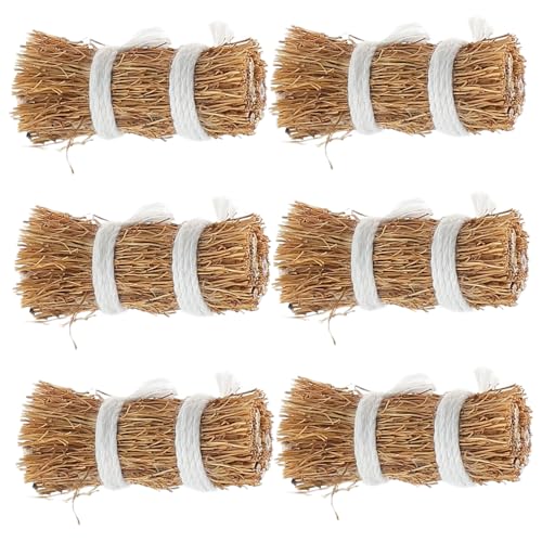 PERSELOSO 6 Stück Miniaturisierte Heuballen Dekorative Heuhaufen für Puppenhäuser Mini Gartenlandschaften und Fotografie Zubehör Realistische Detailgestaltung Vielseitig Einsetzbar PERSELOSO 6 Stück Miniaturisierte Heuballen Dekorative Heuhaufen für Puppenhäuser Mini Gartenlandschaften und Fotografie Zubehör Realistische Detailgestaltung Vielseitig Einsetzbar von PERSELOSO