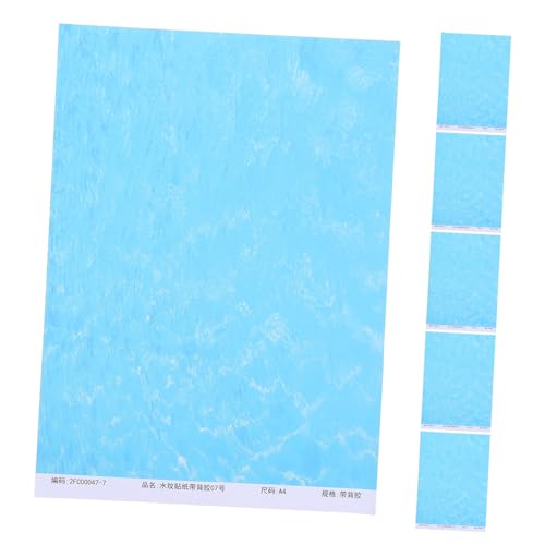 PERSELOSO 6 Stück Realistische Wasserwelleneffekt Aufkleber Wasserdichtes Ultradünnes Wasserlandschafts Sticker für Sandtische Miniaturflüsse Pools Seen Modellbau und Dioramen PERSELOSO 6 Stück Realistische Wasserwelleneffekt Aufkleber Wasserdichtes Ultradünnes Wasserlandschafts Sticker für Sandtische Miniaturflüsse Pools Seen Modellbau und Dioramen von PERSELOSO