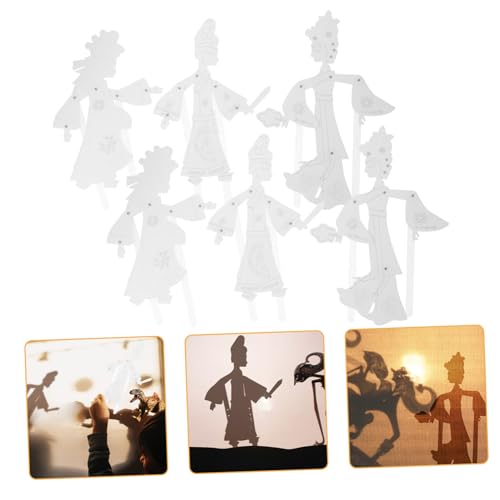 PERSELOSO 6 Stück Teiliges DIY Schattenpuppen für Traditionelles Chinesisches Handwerk Kreatives Bastelset für Frühe Bildung Sicheres Hochwertiges Papiermaterial Fördert und Kreatives von PERSELOSO