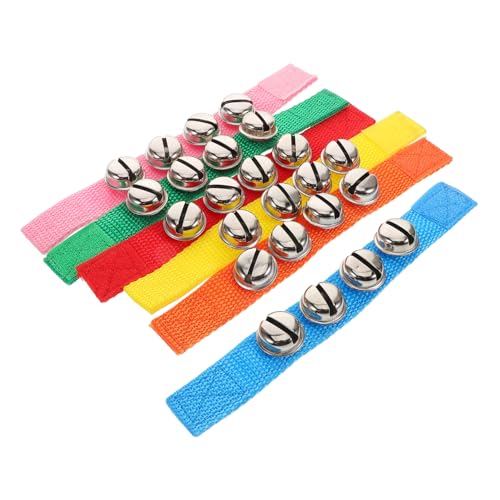 PERSELOSO 6 Stück Teiliges Set Handgelenk Glocken für Bunte Musikinstrumente für Tanz und Rhythmus Fördert Hand Augen Koordination und Sensorische Integration Sicher für Spiele und PERSELOSO 6 Stück Teiliges Set Handgelenk Glocken für Bunte Musikinstrumente für Tanz und Rhythmus Fördert Hand Augen Koordination und Sensorische Integration Sicher für Spiele und von PERSELOSO