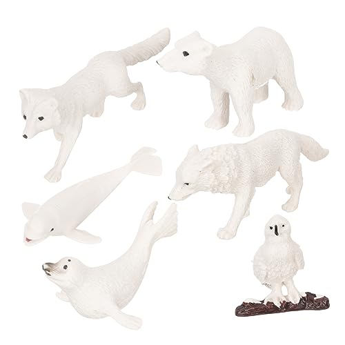 PERSELOSO 6 Stück Teiliges Set Wildtier Modelle für Tierfiguren Kreativität und Kognitiven Fähigkeiten aus Robustem Material Sicher und Leicht für Spielspaß Drinnen und Draußen PERSELOSO 6 Stück Teiliges Set Wildtier Modelle für Tierfiguren Kreativität und Kognitiven Fähigkeiten aus Robustem Material Sicher und Leicht für Spielspaß Drinnen und Draußen von PERSELOSO