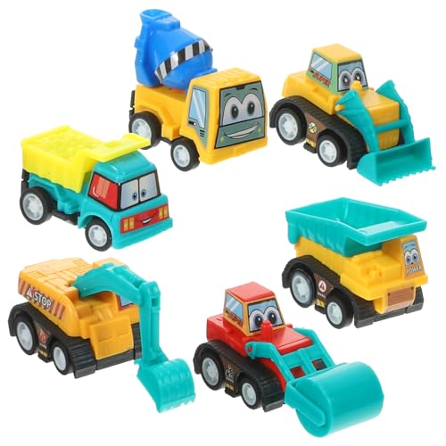 PERSELOSO 6 Teiliges Cartoon Mini Trägheits Rückziehauto Set Spielzeugauto Geschenktüte Kreatives Kinderspielzeug Baufahrzeug 6 Stück Kleinkindspielzeug Für Jungen Autos PERSELOSO 6 Teiliges Cartoon Mini Trägheits Rückziehauto Set Spielzeugauto Geschenktüte Kreatives Kinderspielzeug Baufahrzeug 6 Stück Kleinkindspielzeug Für Jungen Autos von PERSELOSO