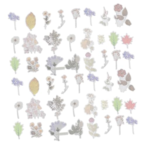 PERSELOSO 60 Stück Pocket-Sticker-Pack DIY Bastelaufkleber Geschenkaufkleber Tagebuch-Aufkleber Zeitschriftenaufkleber Scrapbook-Aufkleber Handkontoaufkleber Laptop-Aufkleber Papier von PERSELOSO