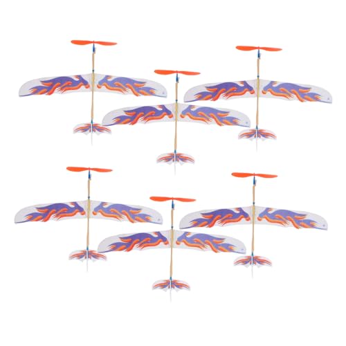 PERSELOSO 6Stücke DIY Gummibandflugzeug Modellset Outdoor Kinderspielzeug für Spannende Experimente und Gemeinsame Aktivitäten Fördert Kreativität und Wissenschaftsinteresse bei Kindern PERSELOSO 6Stücke DIY Gummibandflugzeug Modellset Outdoor Kinderspielzeug für Spannende Experimente und Gemeinsame Aktivitäten Fördert Kreativität und Wissenschaftsinteresse bei Kindern von PERSELOSO