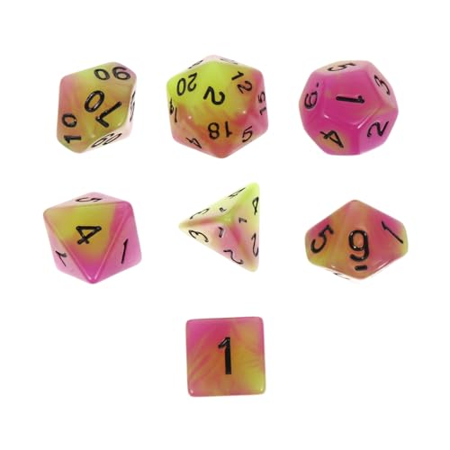 PERSELOSO 7 Stück Spiel kleine Würfel tragbare Spielwürfel Brettspiele Würfel kreative Spielwürfel Würfel für Rollenspiele Spiel Requisiten Würfel unregelmäßige Spielwürfel Harz Grün PERSELOSO 7 Stück Spiel kleine Würfel tragbare Spielwürfel Brettspiele Würfel kreative Spielwürfel Würfel für Rollenspiele Spiel Requisiten Würfel unregelmäßige Spielwürfel Harz Grün von PERSELOSO
