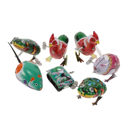 PERSELOSO 7stücke Vintage Aufziehspielzeug Teiliges Nostalgie Blechspielzeug Für Fördert Geschicklichkeit Und Hand-Auge-koordination Langlebig Aus Eisen Party- Und Frühe Spielzeuge PERSELOSO 7stücke Vintage Aufziehspielzeug Teiliges Nostalgie Blechspielzeug Für Fördert Geschicklichkeit Und Hand-Auge-koordination Langlebig Aus Eisen Party- Und Frühe Spielzeuge von PERSELOSO