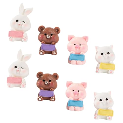 PERSELOSO 8 Stück Mikro Landschaftsfiguren Für Puppenhäuser Schreibtisch Ornamente Feengarten Tiere Hasen Kuchenaufsätze Mini Schweinefiguren Miniatur Bärenfiguren Mini Tierfiguren PERSELOSO 8 Stück Mikro Landschaftsfiguren Für Puppenhäuser Schreibtisch Ornamente Feengarten Tiere Hasen Kuchenaufsätze Mini Schweinefiguren Miniatur Bärenfiguren Mini Tierfiguren von PERSELOSO