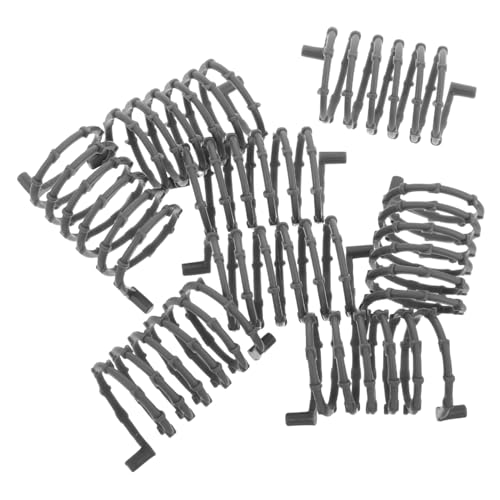 PERSELOSO 8 Stück Militärschutznetzwerk Drahtschutz Drahtwächter Dark Grey Plastik PERSELOSO 8 Stück Militärschutznetzwerk Drahtschutz Drahtwächter Dark Grey Plastik von PERSELOSO