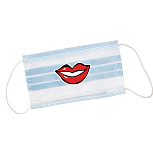 PERSELOSO 80Stücke Lippenaufkleber für Masken Dekoration Aufkleber für Dienstleistungsbranche Langlebig und Lebendig für Maskendekoration PERSELOSO 80Stücke Lippenaufkleber für Masken Dekoration Aufkleber für Dienstleistungsbranche Langlebig und Lebendig für Maskendekoration von PERSELOSO
