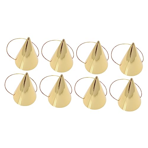 PERSELOSO 8St -Goldparty-Hut Goldpartyhut Geburtstagskronen für Kinderklassenzimmer partyhüte party sachen Haarschmuck für Geburtstagsfeiern Kindergeburtstagsmütze PERSELOSO 8St -Goldparty-Hut Goldpartyhut Geburtstagskronen für Kinderklassenzimmer partyhüte party sachen Haarschmuck für Geburtstagsfeiern Kindergeburtstagsmütze von PERSELOSO