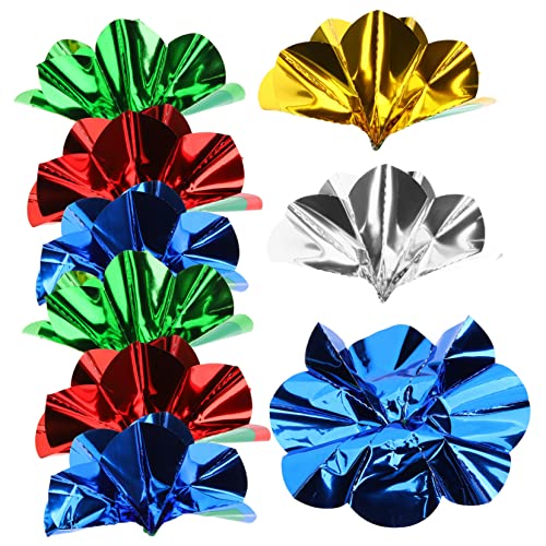 PERSELOSO 9 Stück Blumen Handblumen Gefälschte Babydekorationen Blumentricks Requisiten Tanzrequisiten Blumenrequisiten Trickrequisiten Taschenrequisiten Partyblumen Kinderrequisiten Tricks von PERSELOSO