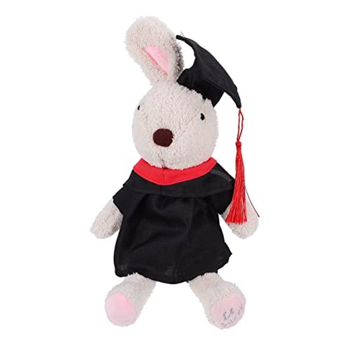 PERSELOSO Abschluss Plüschpuppe Hasenspielzeug Abschluss Plüschpuppe Abschluss Plüschtier Abschlusspuppe Puppen Hase Plüschtier Hase Stofftier Hasenpuppe Bett Plüschtier von PERSELOSO