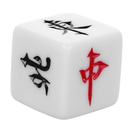 PERSELOSO Azimutwürfel Partygeschenk tragbare Würfel Mahjong-Würfel Würfel für Mahjong Spiel-Requisiten Spiel Würfel kleine Würfel große Würfel Plastik von PERSELOSO