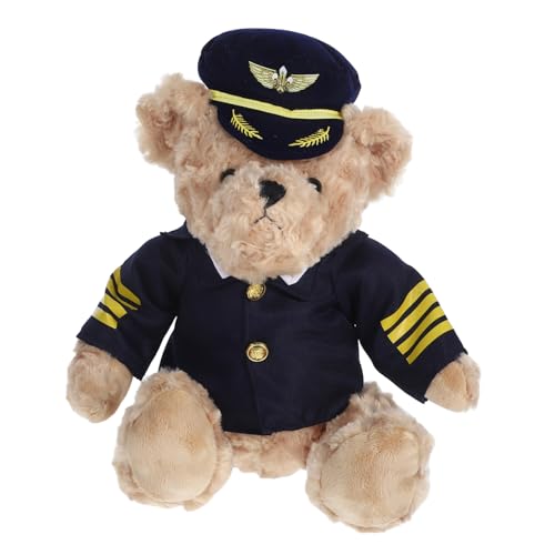 PERSELOSO Bär Plüschspielzeug Großer im Pilotenkostüm für Geburtstagsfeiern Kreative Geschenkidee PERSELOSO Bär Plüschspielzeug Großer im Pilotenkostüm für Geburtstagsfeiern Kreative Geschenkidee von PERSELOSO