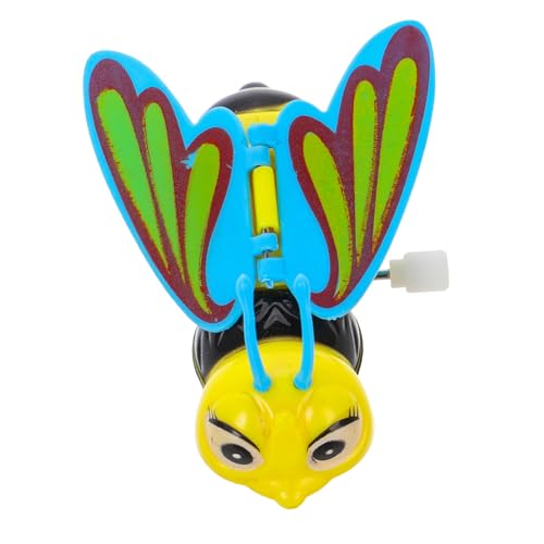 PERSELOSO Bienen-Aufziehspielzeug Wind-up Bienen Wackelndes Bienen Bienenform Aufziehspielzeug in Tierform Uhrwerk Tierspielzeug Plastik Yellow PERSELOSO Bienen-Aufziehspielzeug Wind-up Bienen Wackelndes Bienen Bienenform Aufziehspielzeug in Tierform Uhrwerk Tierspielzeug Plastik Yellow von PERSELOSO