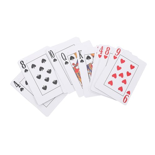 PERSELOSO Braille Spielkarten Für Große Spielkarten Mit Erhabenen Für Sehbehinderte Spieler Kartenspiel Zubehör Für Unterhaltung Und Freizeit von PERSELOSO