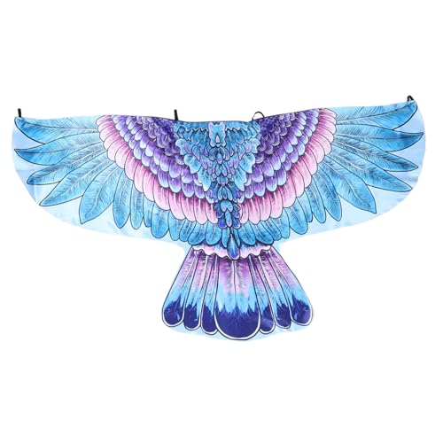 PERSELOSO Bunter Vogel Flügel Umhang Erwachsene Cosplay Kostüm Zubehör Weiche Materialen Halloween Party Requisit Lebendige Farben Festliche Atmosphäre von PERSELOSO