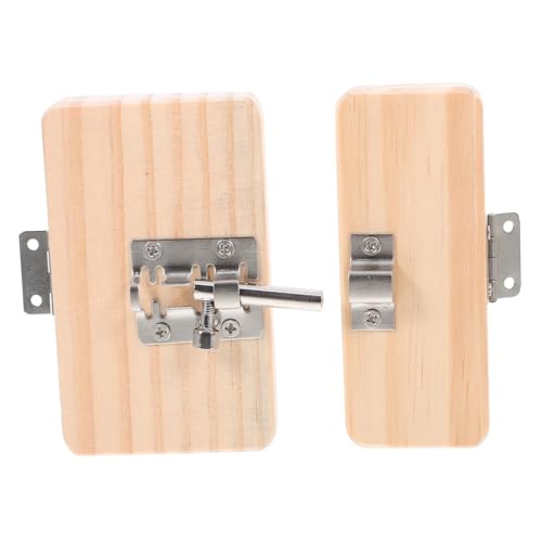 PERSELOSO Busy Board Türschloss Holz Steckbolzen DIY Zubehör Lernspielzeug für Feinmotorik und Sensorische Entwicklung Ab Jahr Glatt Poliert Sicher und Langlebig von PERSELOSO