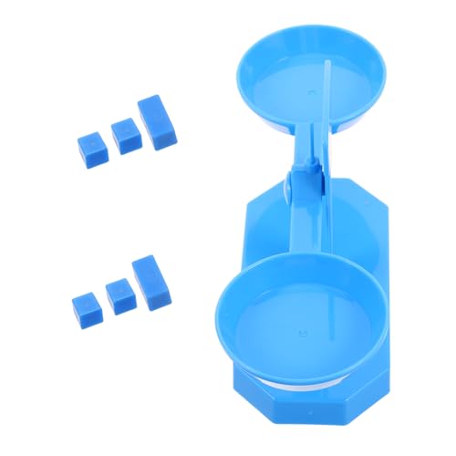 PERSELOSO DIY Balancierwaage für Mathematisches Lernspielzeug für Vorschule und Grundschule Interaktive Experimentierhilfe Blau von PERSELOSO