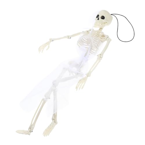 PERSELOSO Dekoration Skelett Paar Statue Maske Party Tortenaufsatz Bandana Hängendes Skelett Geist Requisite Aufblasbar Kostüm Hut Totenköpfe Halloween Einhorn von PERSELOSO