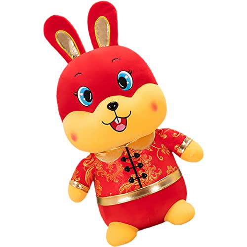 PERSELOSO Desktop Häschenpuppe Stoffpuppe Tierkreis Kaninchenpuppen Mini Puppen Kinderspielzeug Kinderspielzeug Kaninchen Umarmungskissen Desktop Kaninchenpuppe Mini Für von PERSELOSO