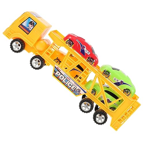 PERSELOSO Diggerspielzeug Autospielzeug Spielzeugautos Müllwagen Roboter Kinderanhänger Anhängermodell Auto LKW-fahrzeugmodell Modell-LKW-bausätze Plastik von PERSELOSO