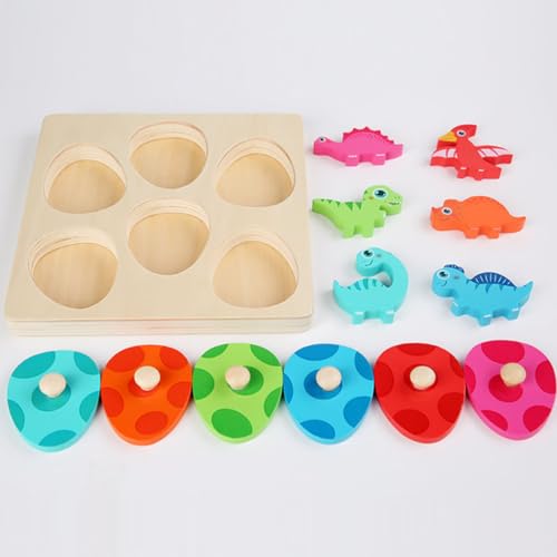 PERSELOSO Dinosaurier Puzzle für Holzspielzeug Dinosaurier Ei Mehrschichtiges Puzzle für Kreative und Mathematikförderung Lustiges Lernspielzeug für Jungen und Mädchen PERSELOSO Dinosaurier Puzzle für Holzspielzeug Dinosaurier Ei Mehrschichtiges Puzzle für Kreative und Mathematikförderung Lustiges Lernspielzeug für Jungen und Mädchen von PERSELOSO