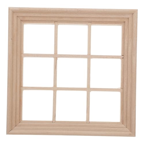 PERSELOSO Dollhouse Miniaturfenster aus DIY Fensterrahmen für Puppenhäuser Vielseitiges Zubehör für Schlafzimmerdekoration und Miniaturumgebungen PERSELOSO Dollhouse Miniaturfenster aus DIY Fensterrahmen für Puppenhäuser Vielseitiges Zubehör für Schlafzimmerdekoration und Miniaturumgebungen von PERSELOSO