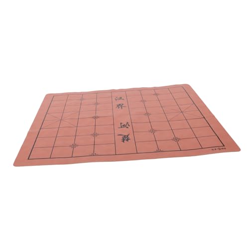 PERSELOSO Praktisches Chinesisches Angebot: 60-teiliges Doppelseitiges Schachbrett Aus Leder in Zufälliger Farbe von PERSELOSO