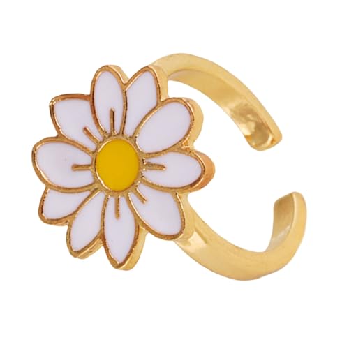 PERSELOSO Drehbarer Stressring für Frauen Einstellbarer Ring zur Angstbewältigung Perfektes für Kleine und Kreative Accessoire für Finger PERSELOSO Drehbarer Stressring für Frauen Einstellbarer Ring zur Angstbewältigung Perfektes für Kleine und Kreative Accessoire für Finger von PERSELOSO