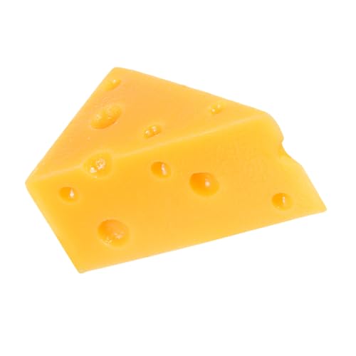 PERSELOSO Künstliches Käsemodell für Fotografie Realistisches Gefälschtes Käse für Selbstgemacht Projekte Party und Kinder Spielzeug von PERSELOSO