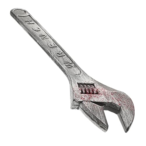 PERSELOSO Falscher Schraubenschlüssel aus Halloween Party Requisite für Rollenspiel Accessoire Sicheres für Schaurige Deko und Spaß PERSELOSO Falscher Schraubenschlüssel aus Halloween Party Requisite für Rollenspiel Accessoire Sicheres für Schaurige Deko und Spaß von PERSELOSO
