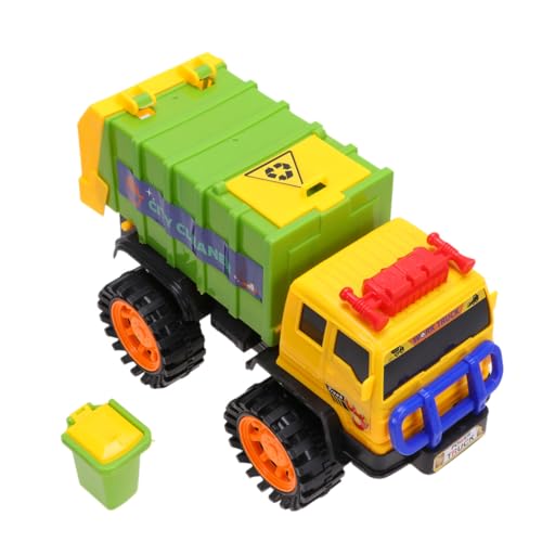 PERSELOSO Friktionsbetriebener Müllwagen für Kleinkinder Robustes Sanitätsfahrzeug Umweltbewusstes Ziehauto Langlebig und für Jungen und Mädchen Zufällige Farbe Zufällige Farbe von PERSELOSO