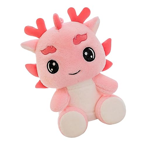 PERSELOSO Glückverheißendes Jahr des Drachen 2024 Stofftier Das Tierspielzeug Tiere Stoffpuppe Stoffdrache Neujahrsdrachenpuppe Drache Stoffpuppe Drache Plüsch Rosa Pp Baumwolle von PERSELOSO